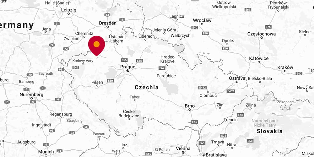 Map Czech republic